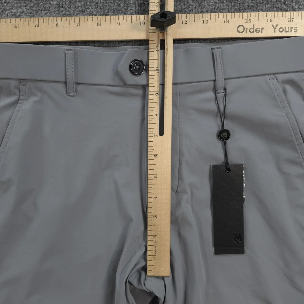 Greyson Shorts Mens 30 Gray Montauk Performance Golf Stretch Lightweight NEW